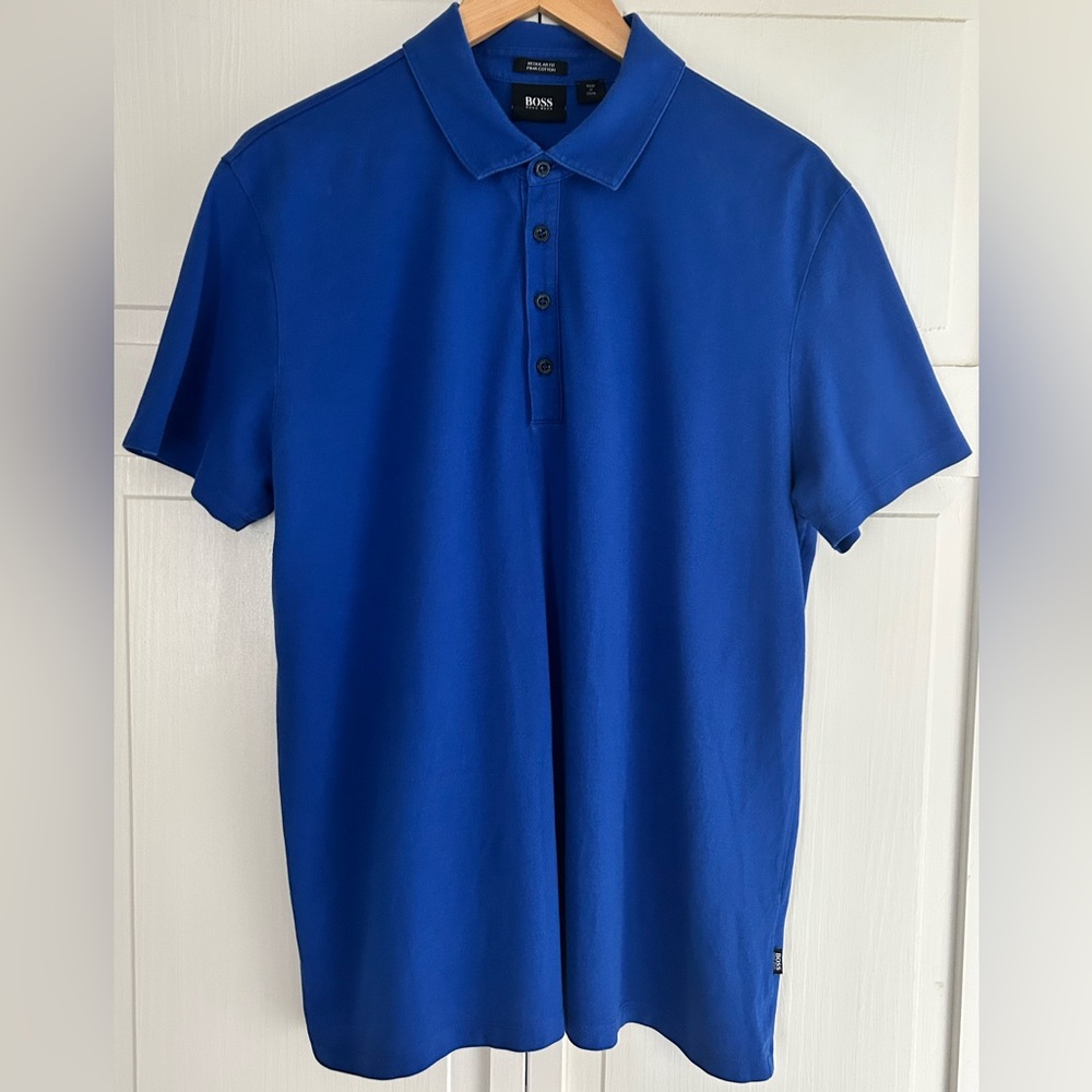 Hugo Boss Men’s Size XL Regular Fit Short Sleeve Pima Cotton Polo - Picture 8 of 14